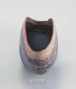 Vintage Signed Coco Schoenberg Studio Art Pottery Sculptural Vessel Vase