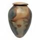 Vintage Signed Earth Tone Art Studio Pottery Vase Urn 10