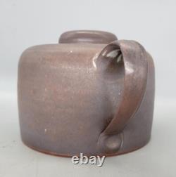 Vintage Signed Hand Crafted Studio Pottery Glazed Redware Tea Pot Kettle