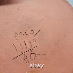 Vintage Signed Hand Crafted Studio Pottery Glazed Redware Tea Pot Kettle