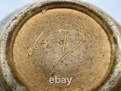 Vintage Signed Hand Thrown Studio Art Pottery 14 Bowl Deep Beautiful Design