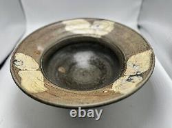 Vintage Signed Hand Thrown Studio Art Pottery 14 Bowl Deep Beautiful Design