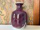Vintage Signed Handmade Studio Art Purple Glazed Pottery Vase Gerry Williams
