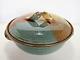 Vintage Signed Hanselmann Pottery 2 Quart Casserole Serving Dish Hand Made