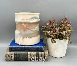 Vintage Signed Southwest Style Studio Pottery Cachepot or Utensil Holder