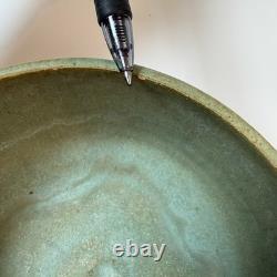 Vintage Signed Studio Pottery Bowl S. Ryder Dated 1970 Hand Thrown Stoneware