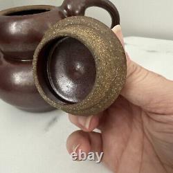 Vintage Signed Studio Pottery Ceramic Abstract Teapot
