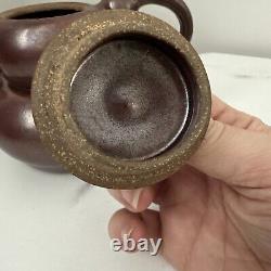 Vintage Signed Studio Pottery Ceramic Abstract Teapot