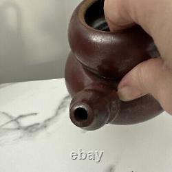 Vintage Signed Studio Pottery Ceramic Abstract Teapot