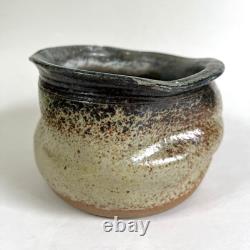 Vintage Signed Studio Pottery Handmade Free Form Bowl Ikebana Contemporary Art