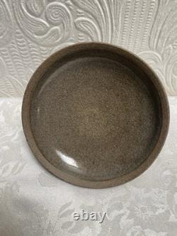 Vintage Signed Studio Pottery Tureen Spoon & 5 Soup Bowls