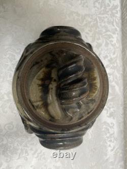 Vintage Signed Studio Pottery Tureen Spoon & 5 Soup Bowls