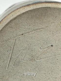 Vintage Signed Tae Stoneware Studio Pottery Teapot 9x12 Japanese Modernist