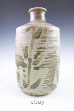 Vintage Signed Trapp Studio Art Pottery Asian Inspired Vase