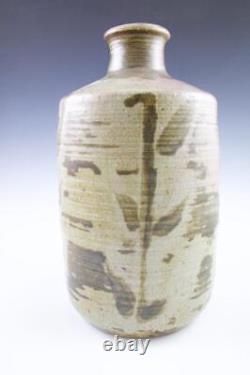 Vintage Signed Trapp Studio Art Pottery Asian Inspired Vase