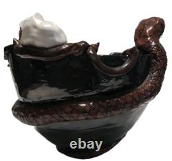Vintage Snake Studio Art Pottery Snake Roses And Thorns