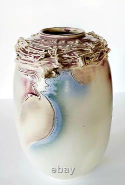 Vintage Southwest Modern Art Studio Ceramic Pottery Vase Signed Christy Johnson