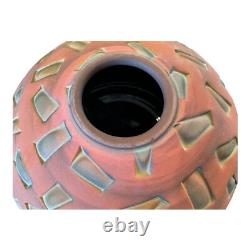 Vintage Southwestern Native American Studio Pottery Lidded Vessel Modern Art