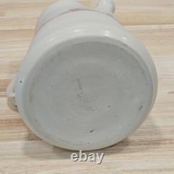 Vintage Southwestern Studio Pottery Large Pitcher Signed Shuti Boho Tribal Art