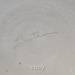 Vintage Southwestern Studio Pottery Large Pitcher Signed Shuti Boho Tribal Art