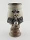 Vintage Stan Dzedzy Studio Art Pottery Whimsical Unicorn Dragon Pottery Vase