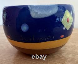 Vintage Steve Fullmer Studio Pottery Terracotta Bowl Signed RARE! New Zealand