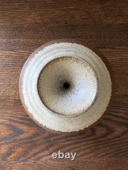 Vintage Stoneware Studio Pottery Vase Signed RL Vintage