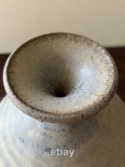 Vintage Stoneware Studio Pottery Vase Signed RL Vintage