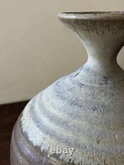 Vintage Stoneware Studio Pottery Vase Signed RL Vintage