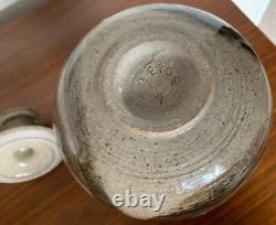 Vintage Stoneware Vase Jug Vessel Urn Mid Century Modern Studio Pottery Deyoe B