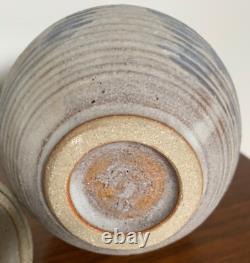 Vintage Stoneware Vase Jug Vessel Urn Mid Century Modern Studio Pottery Deyoe C