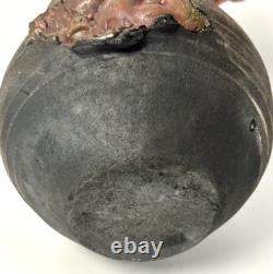 Vintage Studio Art Ceramic Pottery Baby Faces Urn Vase Pot Planter