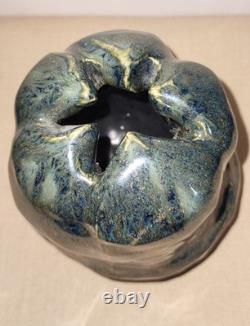 Vintage Studio Art Freeform Pottery Vase Signed, 6 X 4.25