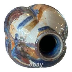 Vintage Studio Art Glazed Ceramic Pottery Sake Bottle (Makoto Yabe)