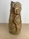 Vintage Studio Art Hand Built Pottery Vase Farmer Boy Organic Shape