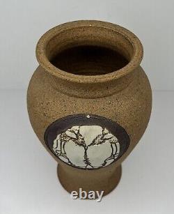 Vintage Studio Art Handmade Pottery Vase Signed Dale Ferguson Made In Cali, USA