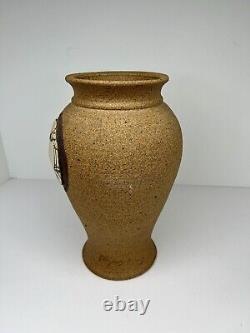 Vintage Studio Art Handmade Pottery Vase Signed Dale Ferguson Made In Cali, USA