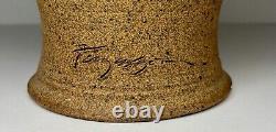 Vintage Studio Art Handmade Pottery Vase Signed Dale Ferguson Made In Cali, USA