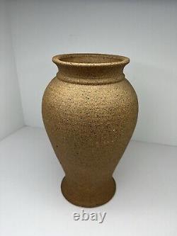 Vintage Studio Art Handmade Pottery Vase Signed Dale Ferguson Made In Cali, USA