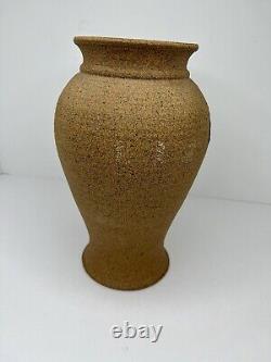 Vintage Studio Art Handmade Pottery Vase Signed Dale Ferguson Made In Cali, USA