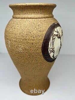 Vintage Studio Art Handmade Pottery Vase Signed Dale Ferguson Made In Cali, USA