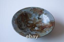 Vintage Studio Art Pottery Bowl Hand Thrown 1998 Artist Signed Drip Glaze