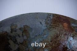 Vintage Studio Art Pottery Bowl Hand Thrown 1998 Artist Signed Drip Glaze