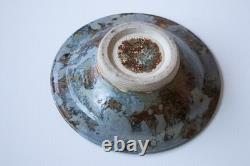 Vintage Studio Art Pottery Bowl Hand Thrown 1998 Artist Signed Drip Glaze