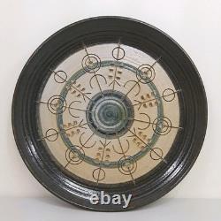 Vintage Studio Art Pottery Centerpiece Platter Handmade Wheel Thrown Jack Mason
