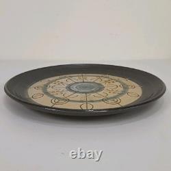 Vintage Studio Art Pottery Centerpiece Platter Handmade Wheel Thrown Jack Mason