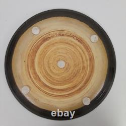 Vintage Studio Art Pottery Centerpiece Platter Handmade Wheel Thrown Jack Mason