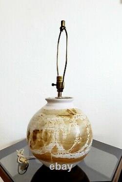 Vintage Studio Art Pottery Ceramic MID Century Modern Table Lamp 24