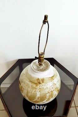 Vintage Studio Art Pottery Ceramic MID Century Modern Table Lamp 24