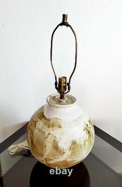 Vintage Studio Art Pottery Ceramic MID Century Modern Table Lamp 24